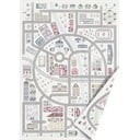 Бял двустранен детски килим , 140 x 200 cm Ülejõe - Narma