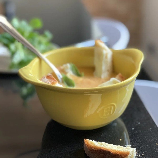 Жълта керамична купичка 550 ml Ultime – Emile Henry-image-1