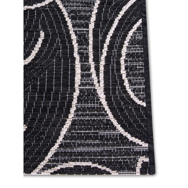 Черен външен килим 194x290 cm Elina Black – Hanse Home-image-4