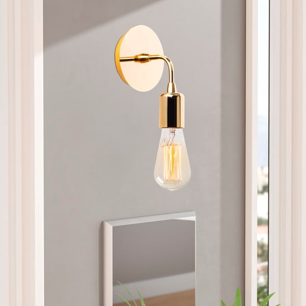 Стенна лампа в златист цвят Harput – Opviq lights-image-1