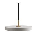 Светлосиво LED висящо осветително тяло с метален абажур ø 31 cm Asteria Mini – UMAGE