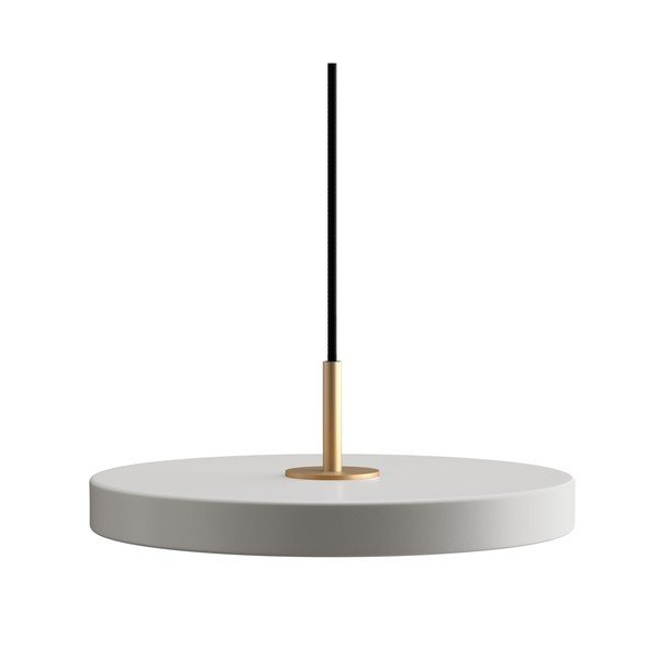 Светлосиво LED висящо осветително тяло с метален абажур ø 31 cm Asteria Mini – UMAGE