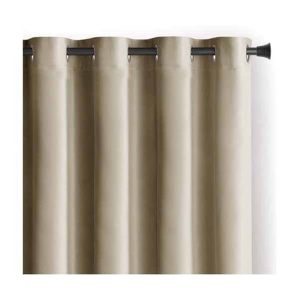 Кафяво/бежово затъмняващо перде 140x270 cm Eyelets – Restilo