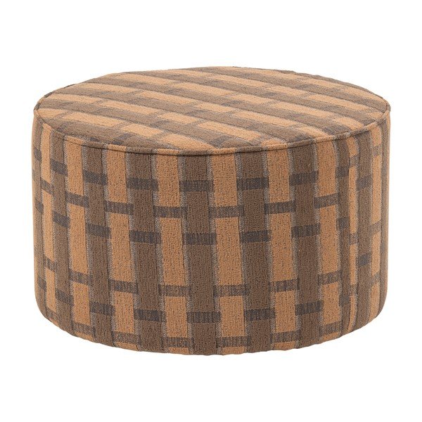 Розова/кафява шенилова табуретка Sarli – WOOOD