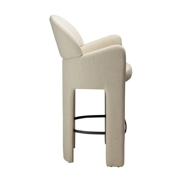 Бежов бар стол (височина на седалката 68,5 cm) Aole – DAN-FORM Denmark-image-3