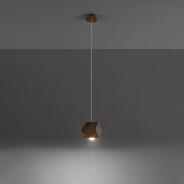 Висяща лампа в естествен цвят ø 12 cm Vige - Sollux-image-1