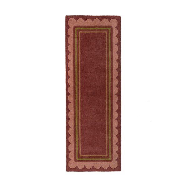 Бордо ръчно изработена вълнена пътека 80x230 cm Lois – Flair Rugs