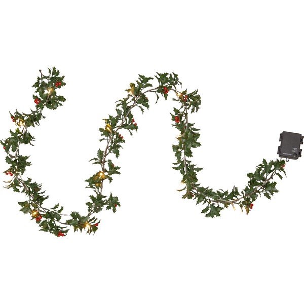 Светлинен венец Holly - Star Trading-image-2