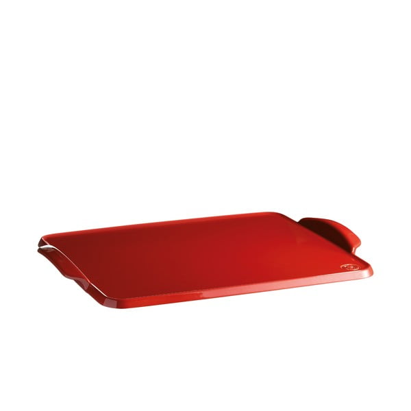 Червена керамична тава за печене , 41,5 x 31,5 cm - Emile Henry