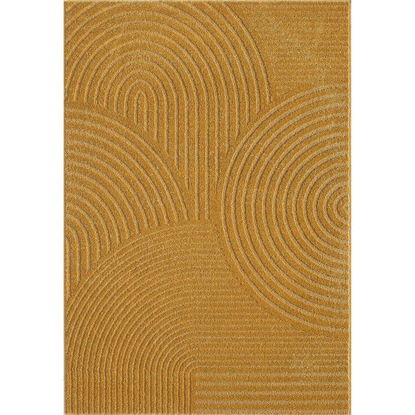 Килим в цвят жълта охра 200x290 cm Whirl – ESTE