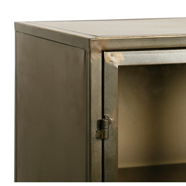 Метална витрина в златно 123,5x91,5 cm Dagenham - Côté Table-image-4