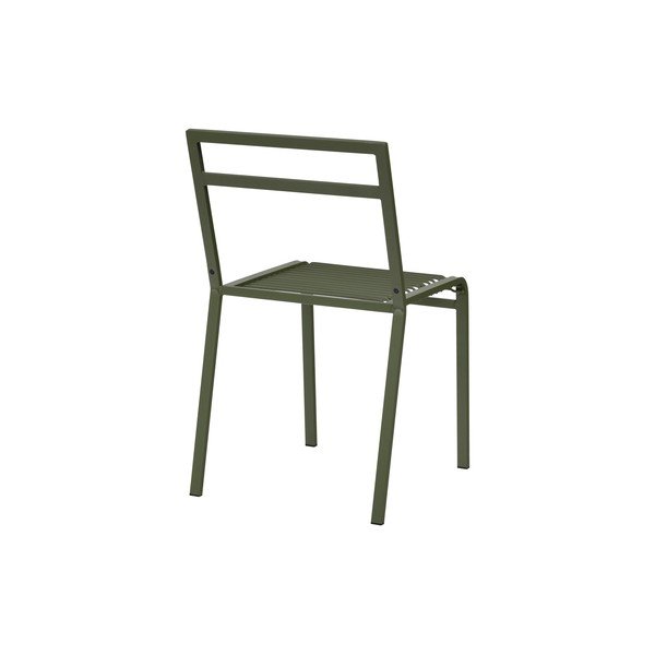 Зелен градински стол метален Oto – noo.ma-image-2