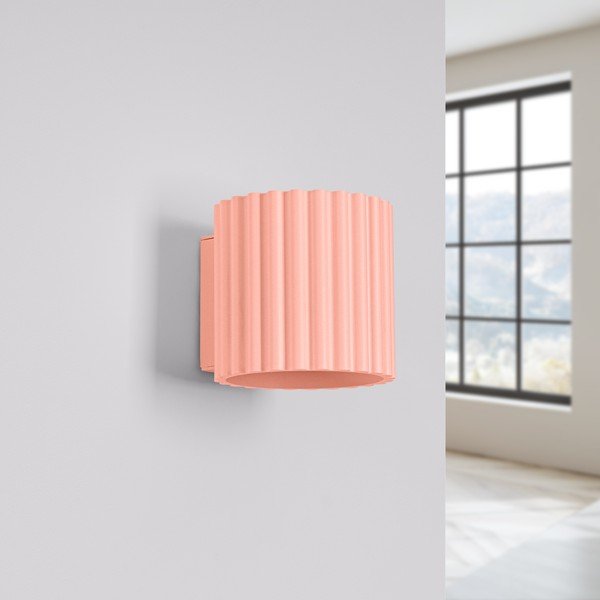 Прасковена стенна лампа ø 10 cm Zora – Sollux-image-2