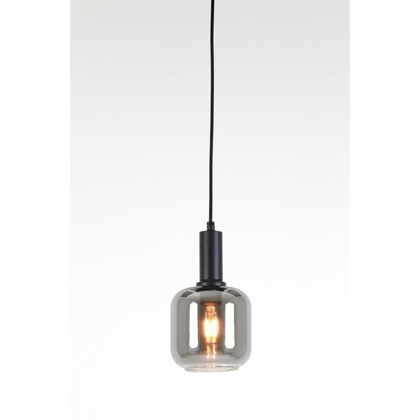 Сива лампа за таван със стъклен абажур ø 21 cm Lekar - Light & Living-image-2