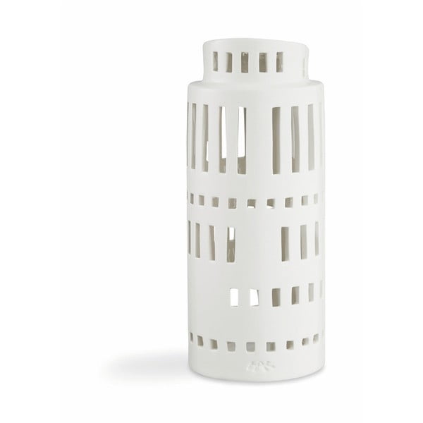 Bílý keramický svícen Kähler Design Urbania Lighthouse Tower