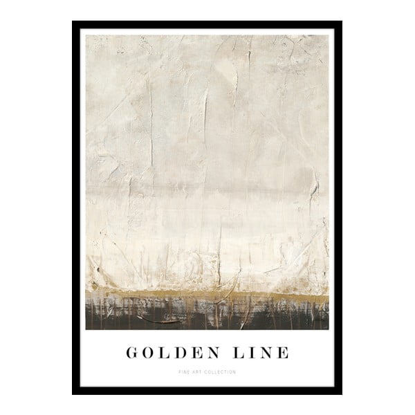 Постер с включена рамка 52x72 cm Golden Line   – Malerifabrikken