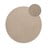 Бежов ръчно изработен вълнен кръгъл килим ø 150 cm Eleni Light Beige – Hanse Home