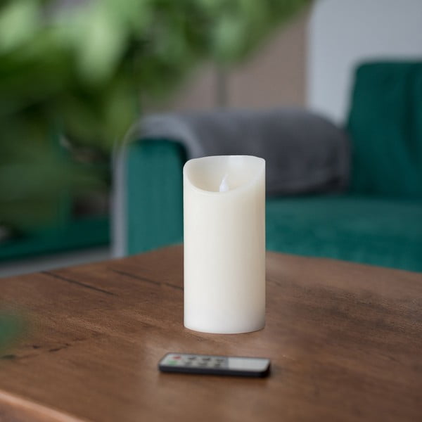 LED свещ с дистанционно управление , височина 15 см Wax - DecoKing-image-1