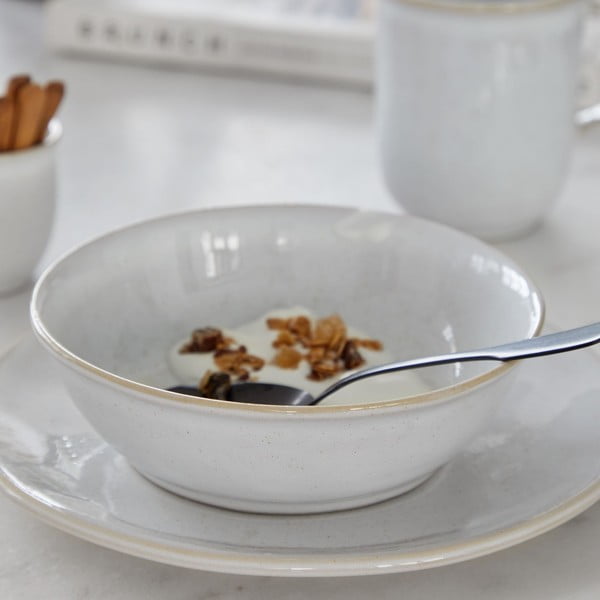 Бяла керамична купа , 480 ml Roda - Costa Nova-image-1