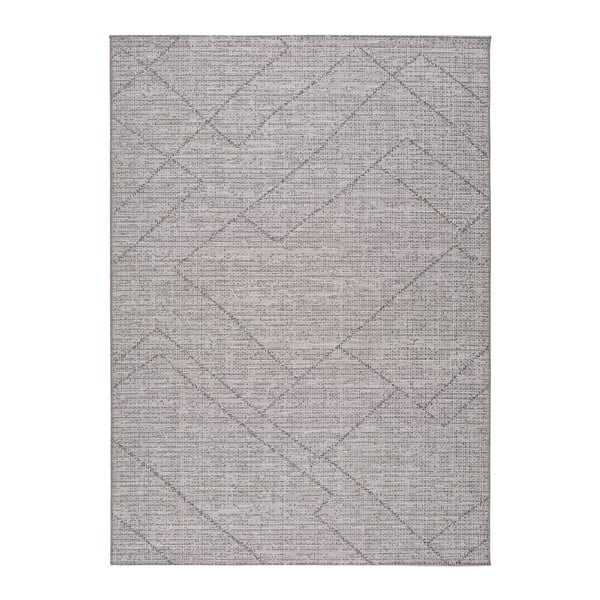 Сив килим за външна употреба Сива Амелия, 133 x 190 cm Macao - Universal