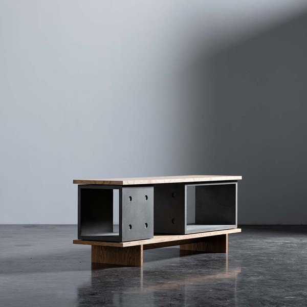 Бетонен скрин, 155 x 58 cm Dice - Lyon Béton-image-1