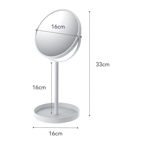 Козметично огледало ø 17,5 cm Кула - YAMAZAKI-image-4