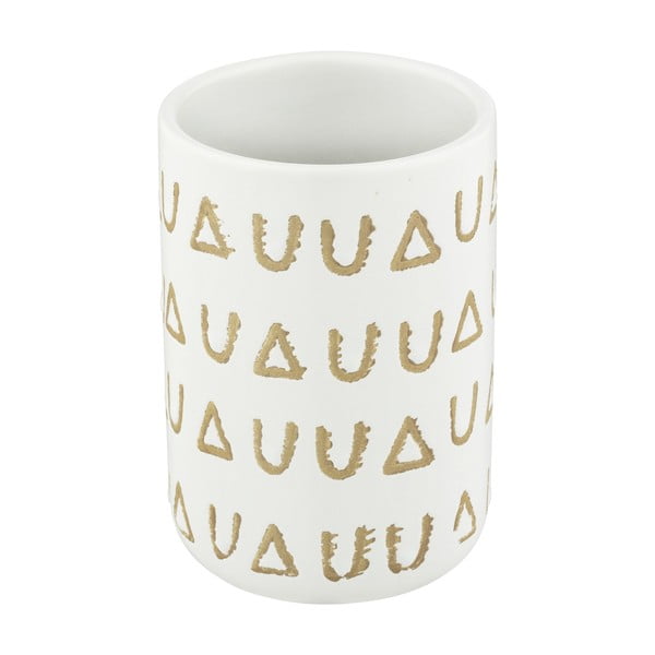 Бежова керамична чаша за четки за зъби Avila - Wenko