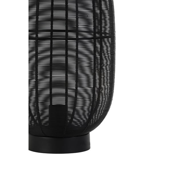 Черна настолна лампа (височина 30 cm) Ophra - Light & Living-image-1