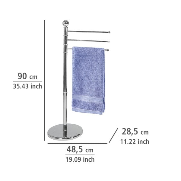 Хромирана поставка за кърпи - Wenko-image-3