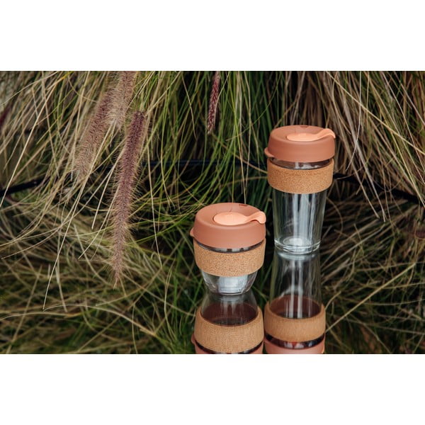 Розова/кафява чаша за път 227 ml Brew Frappe S – KeepCup-image-1