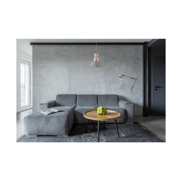 Сива подова лампа с метален абажур Artemia F – GTV-image-3