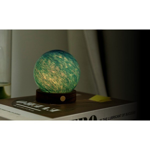 Светлинна декорация с USB в тъмно естествен цвят ø 8 cm Galaxy Breeze – Gingko-image-2