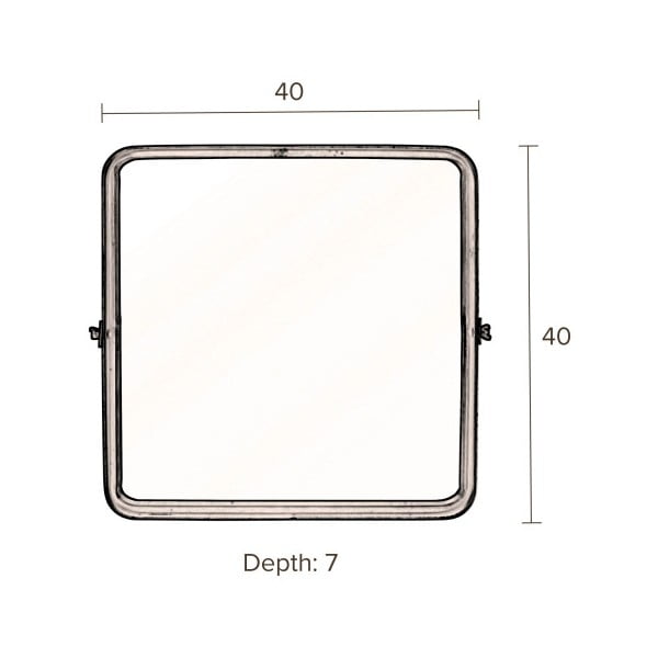 Огледало Poke, височина 40,5 cm - Dutchbone-image-1
