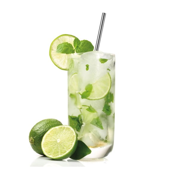 Комплект от 4 сламки от неръждаема стомана и четка за почистване - Westmark-image-1