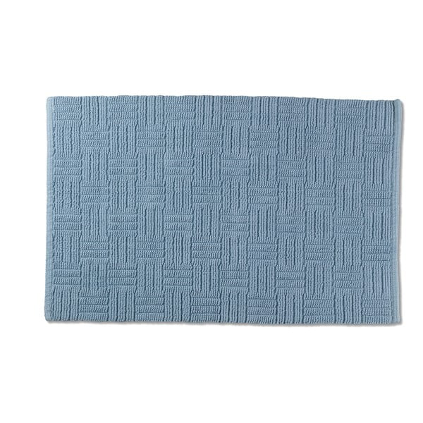 Синя памучна постелка за баня , 50 x 80 cm Leana - Kela