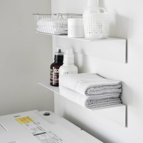 Бял метален стенен рафт 50 cm – YAMAZAKI-image-2