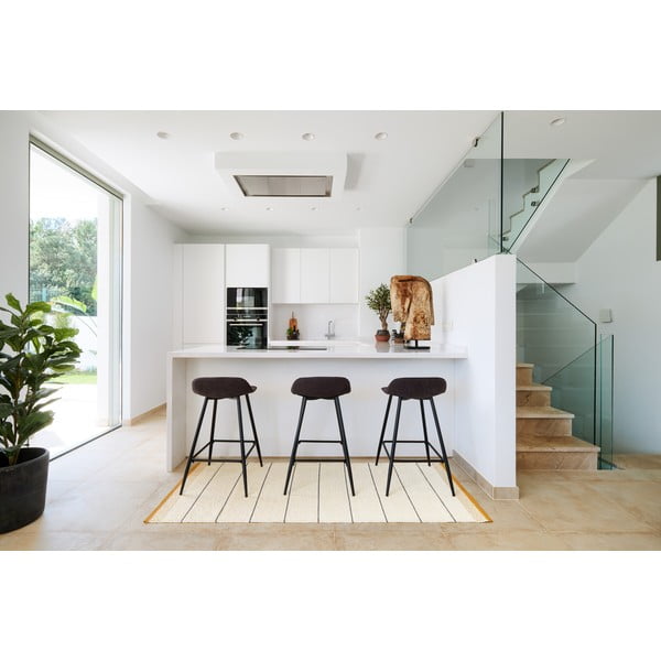 Пътека за открито и закрито в цвят жълта охра и крема 85x200 cm Belle Ochre – Pappelina-image-2