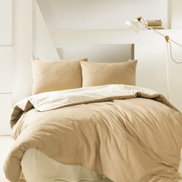 Памучно спално бельо за двойно легло с чаршаф Dunham, 200 x 220 cm - Unknown