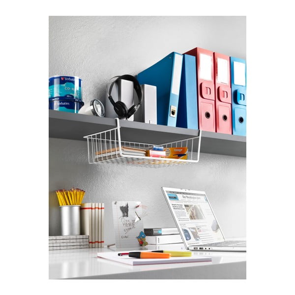 Висяща кошница за съхранение за рафт , дължина 40 cm - Metaltex-image-1