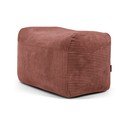 Пуф от рипсено кадифе в тухлен цвят Plus 70 Lounge – SLOWDOWN