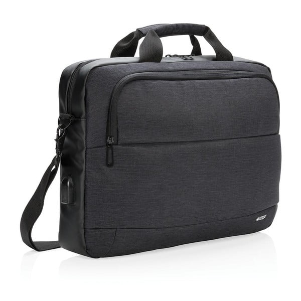 Черна чанта за лаптоп 15'' Swiss Peak, 8 л - XD Design