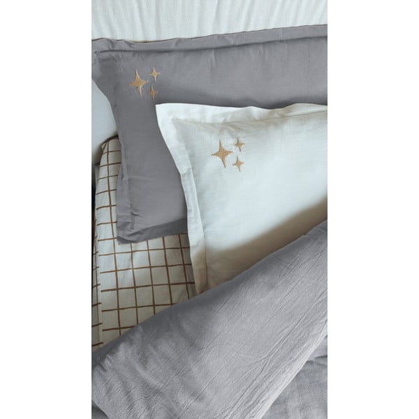 Сив комплект за детско легло Stars – Malomi Kids-image-1