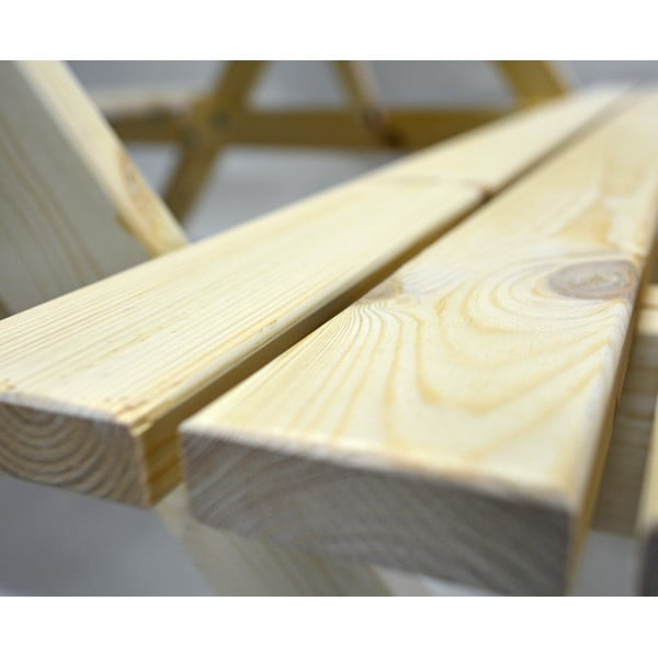 Градински комплект за хранене от борова дървесина за 4 души Piknik - Rojaplast-image-4