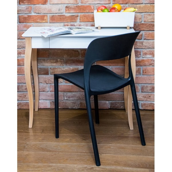 Бяло бюро , дължина 85 cm Lillo - Ragaba-image-1