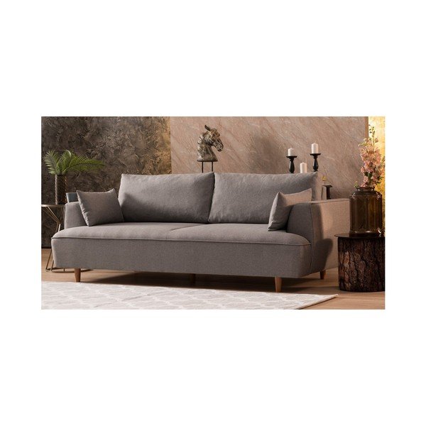 Светлосив триместен диван Felix - Balcab Home-image-2
