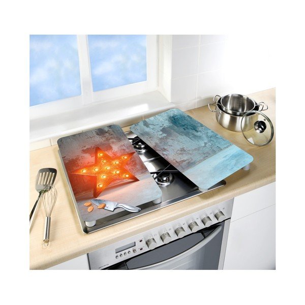 Комплект от 2 стъклени капака за печка , 52 x 30 cm Star - Wenko-image-2