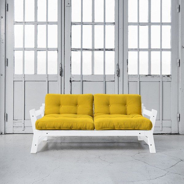 Rozkládací pohovka Karup Step White/Amarillo-image-1