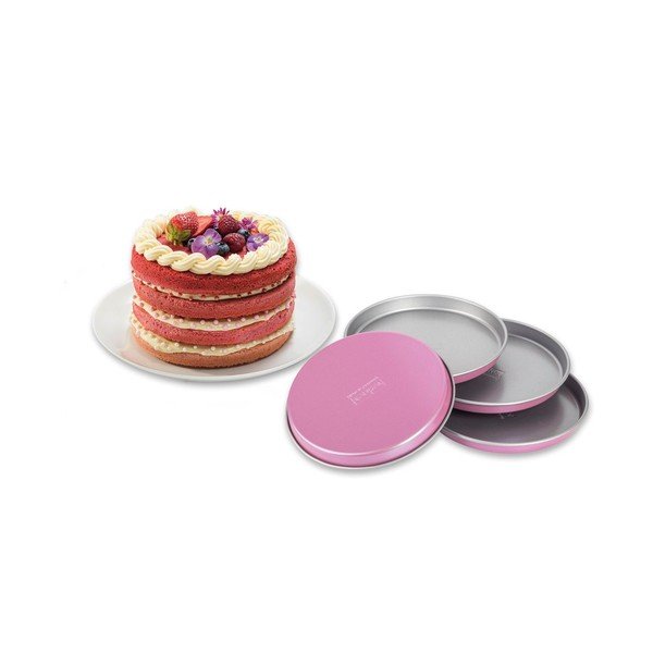 Комплект от 4 розови форми за торта Creative, ø 17 cm Creative Studio - Zenker-image-1