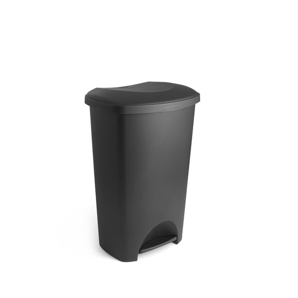 Черно кошче за боклук с капак, 41 x 33 x 62,5 cm - Addis
