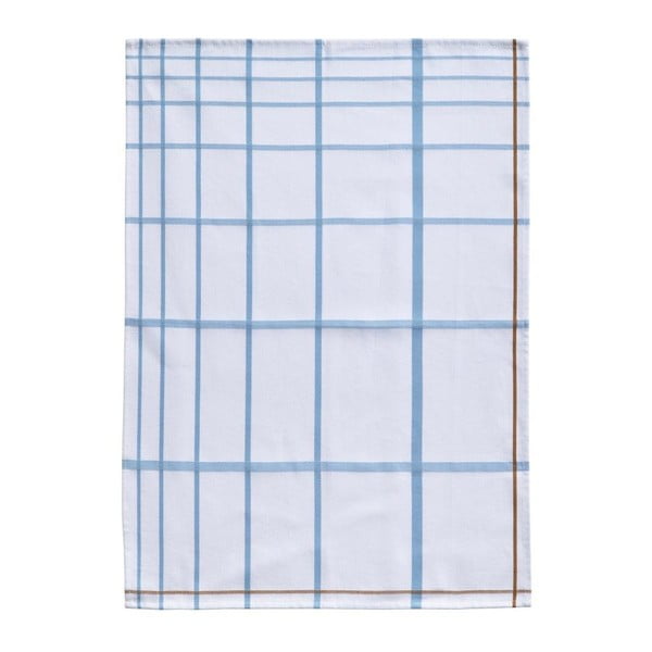 Бяло-синя памучна кухненска кърпа Garro, 50 x 70 cm - Zone